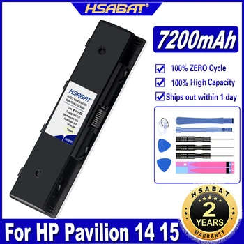 Аккумулятор HSABAT PI09 7200 мАч для HP Envy 14t 14z 15 15t 15z 17 17t M7 HSTNN-LB4N LB4O HSTNN-YB4N HSTNN-YB4O P106 PI06 Батареи