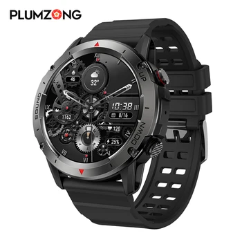PLUMZONG 2023 Bluetooth Call Смарт-Часы Мужские Спортивные Фитнес-Трекер Smartwatch Частота Сердечных Сокращений IP68 Водонепроницаемый 400 мАч Для Android iOS