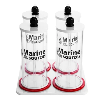 Акриловый контейнер для питательной жидкости для кораллов с морской водой из морских источников 0,8 литра, автоматический миксер объемом 1,5 литра, используемый вместе с дозирующим насосом