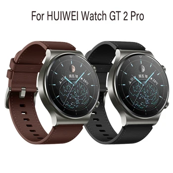 Кожаный ремешок для Huawei Watch GT 2 Pro Band Сменный Ремешок на Запястье Модный Браслет Ремешки для часов Huawei Watch GT2 Pro