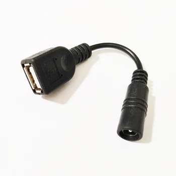 NCHTEK USB 2.0 Женский К DC 5.5x2.1 мм Женский Источник Питания Удлинительный кабель-адаптер Шнурная Линия/Бесплатная Доставка DHL/200 шт.