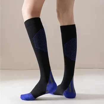 Толстые футбольные носки для мальчиков и девочек для взрослых и детей, тонкие нескользящие чулки выше колена, чулки для учащихся начальной школы