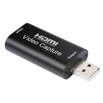 10 Комплектов Карт Видеозахвата 4K USB2.0, совместимых с HDMI, Граббер-Рекордер Для Игровой DVD-Видеокамеры PS4, Запись камеры В прямом эфире