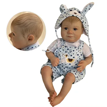 Bebê Reborn Open Eyes 55 см Комплект Reborn Muñecas Reborn Реалистичная кукла для новорожденных в подарок детям