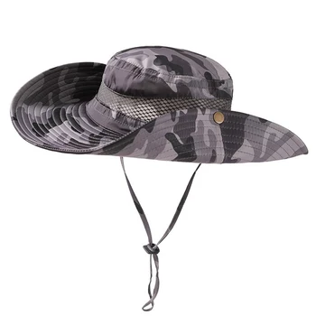 Солнцезащитная шляпа быстросохнущая UPF50 + солнцезащитная шляпа кепка легкая дышащая для мужчин и женщин Пешие прогулки Рыбалка Садоводство Охота пляж