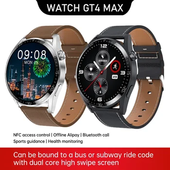 Смарт-часы Мужские 1,5-дюймовые Bluetooth Call Беспроводное Зарядное Устройство NFC IP68 Smartwatch Мужские для OPPO Reno 8T 7 Z 5 F 7A 5A Reno 8 Lite 4 Z