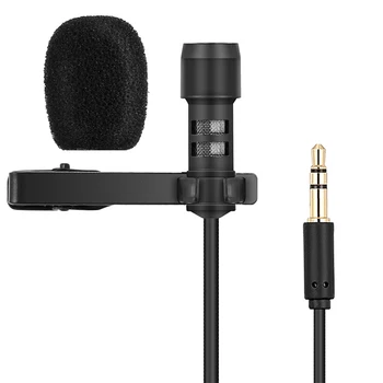 Yanmai R955 Петличный конденсаторный мини-микрофон с лацканами для камеры телефона ноутбука