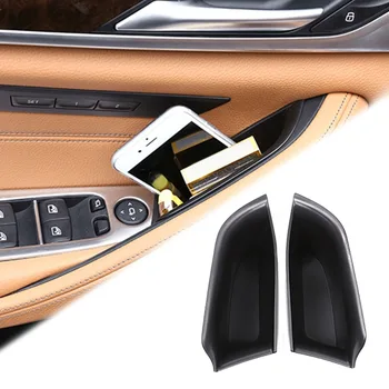 2 шт. для BMW 5 серии G30 530I 2018-2020 Подлокотник передней двери автомобиля, ящик для хранения, держатели
