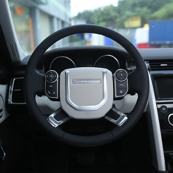 ABS Хромированное Рулевое Колесо С Отделкой Блестками Автомобильные Аксессуары Для Land Rover Range Rover Sport RRS Discovery 5 LR5 Velar Vogue 2014-20