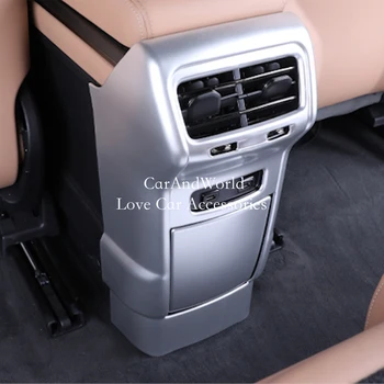 ABS Хромированный Выход кондиционера заднего ряда, Вентиляционное отверстие, USB Защитная рамка, Накладки на автомобильные аксессуары для NIO EC6 ES6 2019-2023
