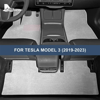 Обновите Коврик Для Ног Tesla Model 3 2019 2020 2021 2022 2023 Нейлоновый Бархатный Защитный Напольный Нескользящий Коврик Для Интерьера Бесплатная Доставка