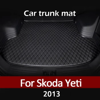 Коврик в багажник автомобиля для Skoda Yeti 2013, ковер для грузового лайнера, аксессуары для интерьера, чехол