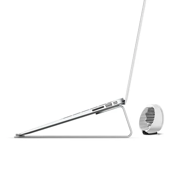 Охлаждающие Подставки Для ноутбука Алюминиевая Подставка для Ноутбука с USB Охлаждающим Вентилятором Настольный Держатель Кулера для Ноутбука MacBook Air Pro 11-15,6 дюймов