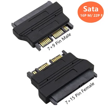 адаптер sata, SATA 7 + 9 штекер к SATA7 + 15 штекер SATA К MICRO SATA 1,8 жесткий диск к 3,5 жесткий диск