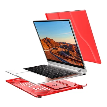 Чехол для ноутбука Huawei Matebook X Pro 13,9 дюймов 2019 2020 2021, жесткий чехол для ПК с активной подставкой, отводом тепла и ручкой
