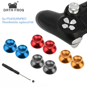 DATA FROG Металлический Аналоговый Джойстик Thumb Stick Grip Cap Для контроллера PS4 Аналоговый Джойстик Cap Для контроллера PS4 Slim/Pro / Xbox One S