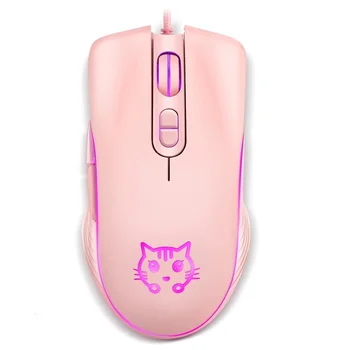 Проводная Игровая Мышь Silent Mause Эргономичная 6 Клавишная Мини-Волшебная Мышь С Подсветкой Для Портативного Компьютера PC Gamer Silent Mouse Подарок Для Девочки