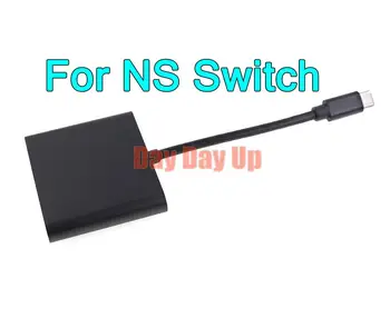 15ШТ Type-C До 4K 3 в 1 HDMI-Совместимый Переключатель Кабельный Разветвитель HD USB-КОНЦЕНТРАТОР Адаптер Для NS Nintendo Switch PC Для Проектора