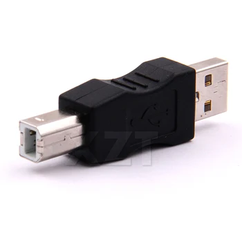 1ШТ тип A-тип B USB принтер Сканер Адаптер для синхронизации данных Соединитель Конвертер Разъем Высокоскоростной USB 2.0 от мужчины К мужчине