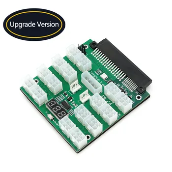 Обновите Разъем Питания ATX 18 + 12PIN До 16x 6Pin Блока Питания Breakout Board Adapter Converter 12V для блока питания Dell и майнинга BTC