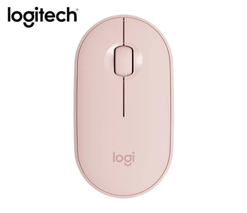 Беспроводная мышь Logitech Pebble с Bluetooth или USB - тонкая компьютерная мышь для iPad, ноутбука