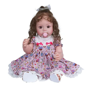RBG 56 см Bebe Reborn Dolls Suesue Игрушка с полным виниловым корпусом Реалистичный ребенок Живой Реалистичные куклы для новорожденных Настоящие куклы Подарки для девочек