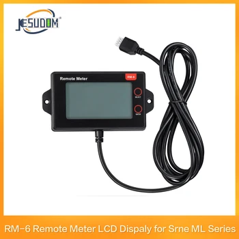 ЖК-дисплей дистанционного Измерителя RM-6 для Солнечного контроллера MPPT серии SRNE MC с Мониторингом данных и рабочего состояния в режиме реального времени