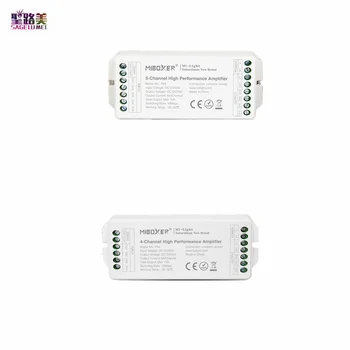 Miboxer Milight 4-Канальный 5-Канальный Высокопроизводительный Усилитель 3CH 4CH Ретранслятор PWM Для SMD5050 RGB RGBW LED Strip Light Tape