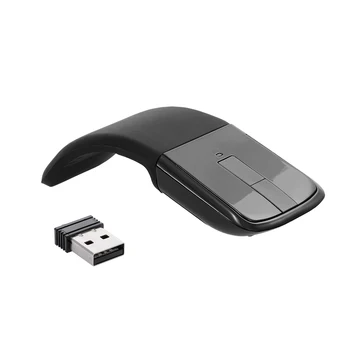 Мышь с частотой 2,4 ГГц, гибкая конструкция, портативная беспроводная оптическая мышь ARC Touch, складные мыши с USB-приемником для портативных ПК Microsoft